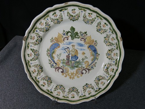 Assiette ancienne siècle - assiette,