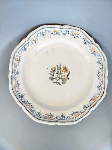 Plat faience moustiers - faience, de