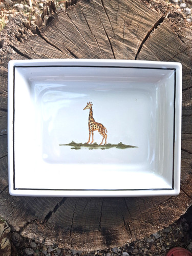 Plat rectangulaire faïence - plat, en
