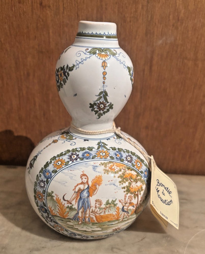 Vase ancien faïence de - ancien,