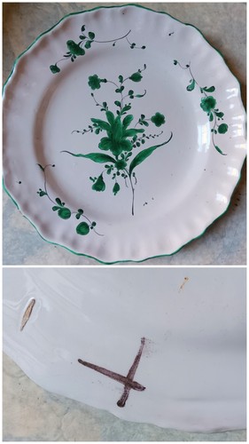 Ancienne assiette faïence