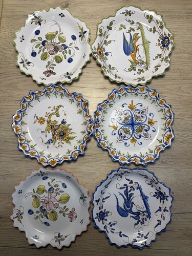 Lot assiettes faïence - lot,