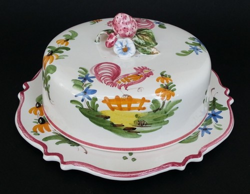 Superbe beurrier cloche a - cloche,