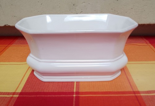 Petite jardinière blanche - petite, en
